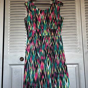 Calvin Klein Multi Coloured Dress Size 10